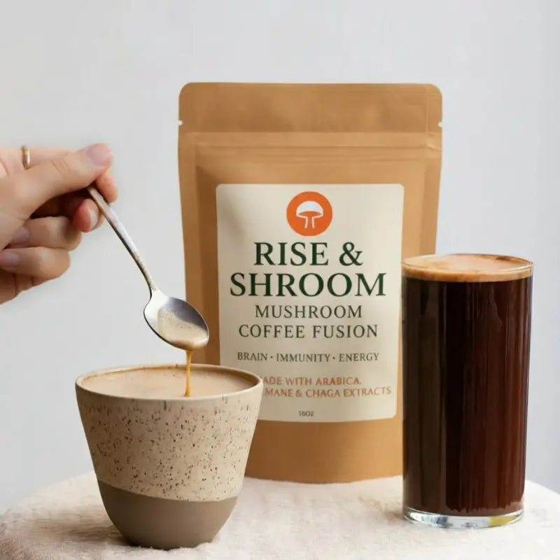 Rise & Shroom Coffee - Rise & shroom